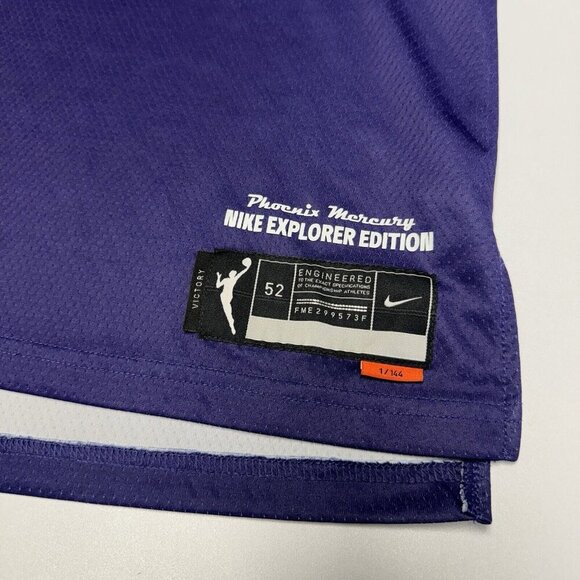 Phoenix Mercury Nike Jersey Adult Size 52 Shey Peddy WNBA 1/144 Explorer Edition - Picture 5 of 11